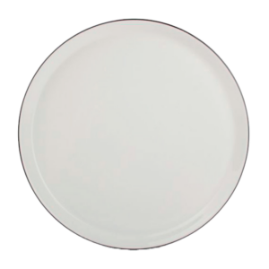 Assiette plate Minimal Liseret Noir Ø 31cm