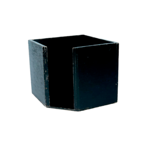 Distributeur de serviette Noire / 12 x12 ht 10 cm