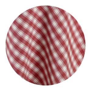 Nappe Vichy Rouge 120 x 120cm