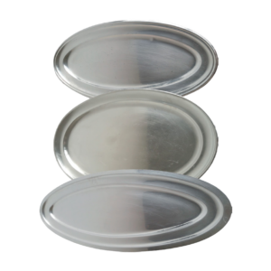 Plat Oval Argent
