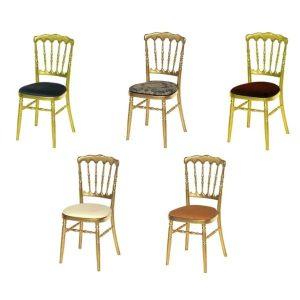 Chaise Napoléon III Or