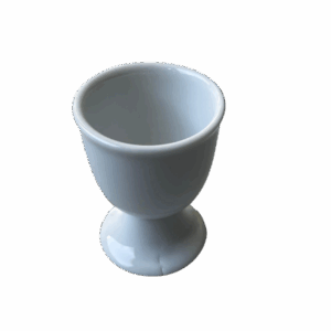 Coquetier Porcelaine Blanche