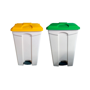 Poubelle Jaune/Verte 90 L